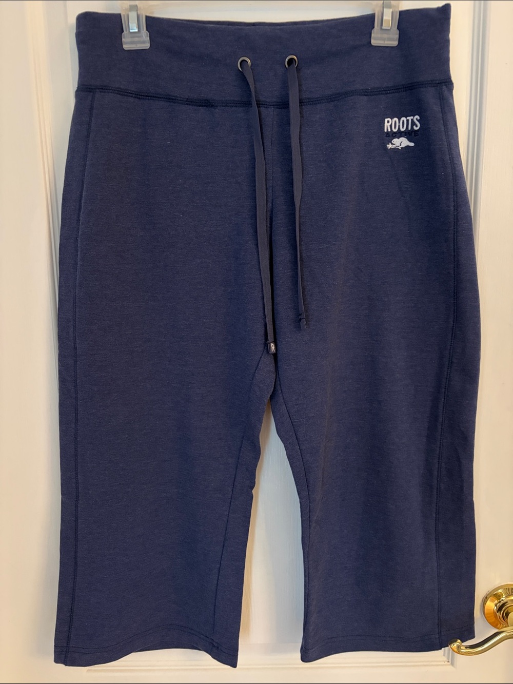 Roots Navy Women’s Bermuda Sweatpants with Drawstring